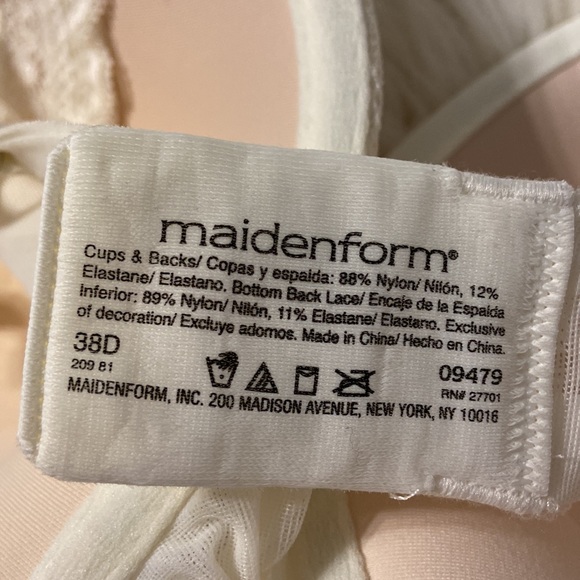 MaidenForm Women Bra brand new with tags size 38D full coverage - Picture 9 of 9